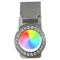 Color Wheel T- Shirt Color Wheel T- Shirt Money Clips (cz)  by EnriqueJohnson