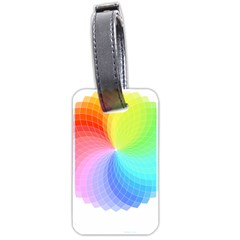 Color Wheel T- Shirt Color Wheel T- Shirt Luggage Tag (two Sides) by EnriqueJohnson