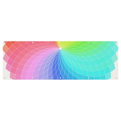 Color Wheel T- Shirt Color Wheel T- Shirt Banner And Sign 12  X 4  by EnriqueJohnson