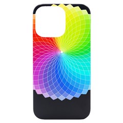 Color Wheel T- Shirt Color Wheel T- Shirt Iphone 14 Pro Max Black Uv Print Case