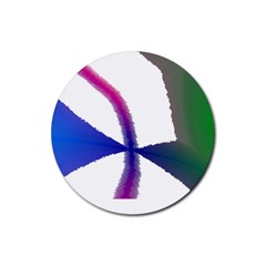 Colorful Abstract Texture Art Design T- Shirt Colorful Abstract Texture Art Design T- Shirt Rubber Coaster (round) by EnriqueJohnson