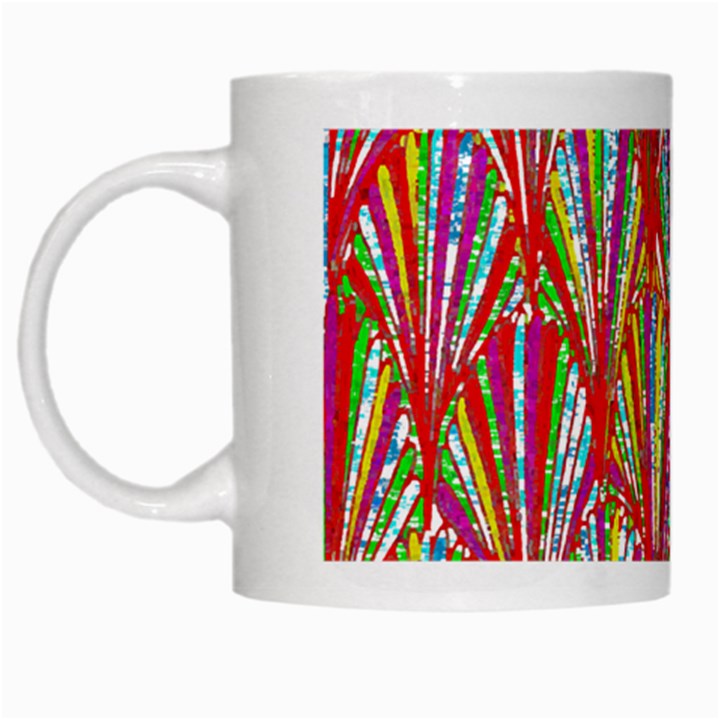 Colorful Design T- Shirt Bright Shells  T- Shirt White Mug