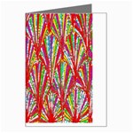 Colorful Design T- Shirt Bright Shells  T- Shirt Greeting Card Left