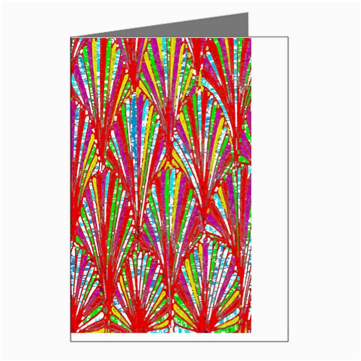 Colorful Design T- Shirt Bright Shells  T- Shirt Greeting Card