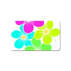 Colorful Flower T- Shirtcolorful Blooming Flower, Flowery, Floral Pattern T- Shirt Magnet (name Card) by EnriqueJohnson