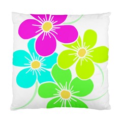 Colorful Flower T- Shirtcolorful Blooming Flower, Flowery, Floral Pattern T- Shirt Standard Cushion Case (two Sides) by EnriqueJohnson