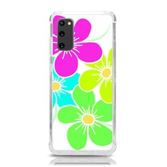 Colorful Flower T- Shirtcolorful Blooming Flower, Flowery, Floral Pattern T- Shirt Samsung Galaxy S20 6 2 Inch Tpu Uv Case by EnriqueJohnson