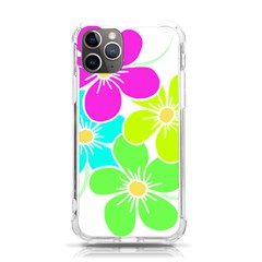 Colorful Flower T- Shirtcolorful Blooming Flower, Flowery, Floral Pattern T- Shirt Iphone 11 Pro 5 8 Inch Tpu Uv Print Case by EnriqueJohnson