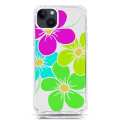 Colorful Flower T- Shirtcolorful Blooming Flower, Flowery, Floral Pattern T- Shirt Iphone 14 Plus Tpu Uv Print Case by EnriqueJohnson