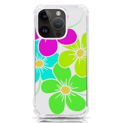 Colorful Flower T- Shirtcolorful Blooming Flower, Flowery, Floral Pattern T- Shirt Iphone 14 Pro Tpu Uv Print Case by EnriqueJohnson