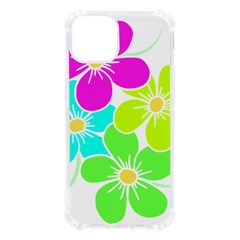 Colorful Flower T- Shirtcolorful Blooming Flower, Flowery, Floral Pattern T- Shirt Iphone 13 Tpu Uv Print Case by EnriqueJohnson