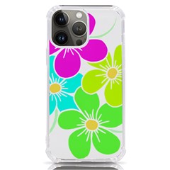 Colorful Flower T- Shirtcolorful Blooming Flower, Flowery, Floral Pattern T- Shirt Iphone 13 Pro Max Tpu Uv Print Case by EnriqueJohnson