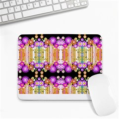 Colorful Flowers Pattern T- Shirt Colorful Wild Flowers T- Shirt Small Mousepad