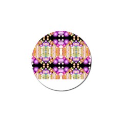 Colorful Flowers Pattern T- Shirt Colorful Wild Flowers T- Shirt Golf Ball Marker (4 pack)