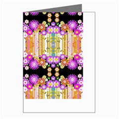 Colorful Flowers Pattern T- Shirt Colorful Wild Flowers T- Shirt Greeting Cards (pkg Of 8) by EnriqueJohnson