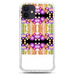 Colorful Flowers Pattern T- Shirt Colorful Wild Flowers T- Shirt iPhone 12 mini TPU UV Print Case	