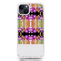 Colorful Flowers Pattern T- Shirt Colorful Wild Flowers T- Shirt iPhone 14 Plus TPU UV Print Case