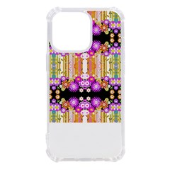 Colorful Flowers Pattern T- Shirt Colorful Wild Flowers T- Shirt Iphone 13 Pro Tpu Uv Print Case by EnriqueJohnson