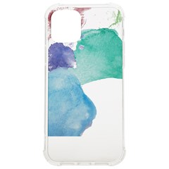 Colourful Pattern T- Shirt Colourful Watercolor Rainbow Bubbles T- Shirt Iphone 12/12 Pro Tpu Uv Print Case by EnriqueJohnson