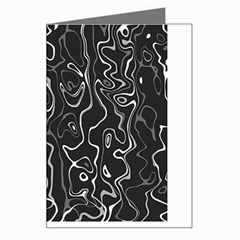 Cool Design Art T- Shirt Black And White Damascus Abstract Pattern T- Shirt Greeting Card by EnriqueJohnson