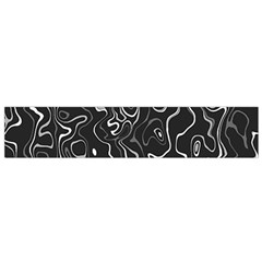 Cool Design Art T- Shirt Black And White Damascus Abstract Pattern T- Shirt Small Premium Plush Fleece Scarf by EnriqueJohnson