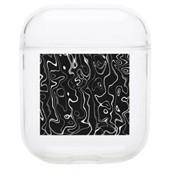 Cool Design Art T- Shirt Black And White Damascus Abstract Pattern T- Shirt Airpods 1/2 Case by EnriqueJohnson