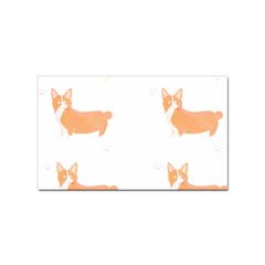 Corgi Dog T- Shirt Pembroke Welsh Corgi Dog Cute Pattern T- Shirt Sticker Rectangular (100 Pack) by EnriqueJohnson