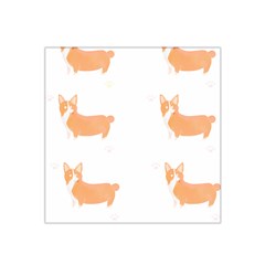 Corgi Dog T- Shirt Pembroke Welsh Corgi Dog Cute Pattern T- Shirt Satin Bandana Scarf 22  X 22  by EnriqueJohnson