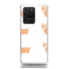 Corgi Dog T- Shirt Pembroke Welsh Corgi Dog Cute Pattern T- Shirt Samsung Galaxy S20 Ultra 6 9 Inch Tpu Uv Case by EnriqueJohnson