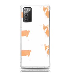 Corgi Dog T- Shirt Pembroke Welsh Corgi Dog Cute Pattern T- Shirt Samsung Galaxy Note 20 Tpu Uv Case by EnriqueJohnson