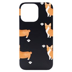 Corgi Dog T- Shirt Pembroke Welsh Corgi Dog Cute Pattern T- Shirt Iphone 14 Pro Max Black Uv Print Case by EnriqueJohnson