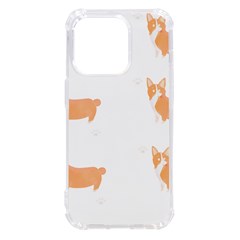 Corgi Dog T- Shirt Pembroke Welsh Corgi Dog Cute Pattern T- Shirt Iphone 14 Pro Tpu Uv Print Case by EnriqueJohnson