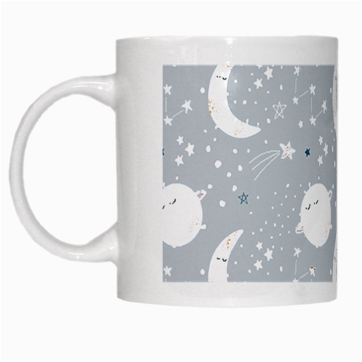 Cosmos T- Shirt Cute Baby Cosmic Pattern 7 White Mug