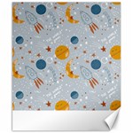 Cosmos T- Shirt Cute Baby Cosmic Pattern T- Shirt Canvas 8  x 10  8.15 x9.66  Canvas - 1