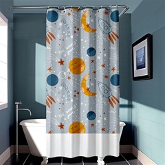 Cosmos T- Shirt Cute Baby Cosmic Pattern T- Shirt Shower Curtain 36  X 72  (stall)  by EnriqueJohnson