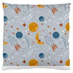 Cosmos T- Shirt Cute Baby Cosmic Pattern T- Shirt Large Cushion Case (one Side) by EnriqueJohnson