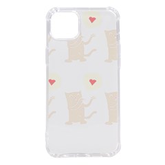 Cute Cat Pattern T- Shirt Cute Cat Pattern For Cat Lovers T- Shirt Iphone 14 Plus Tpu Uv Print Case by EnriqueJohnson