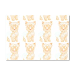 Cute Yorkie Pattern T- Shirt Yorkshire Terrier Cute Pattern T- Shirt Sticker A4 (100 Pack)