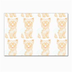 Cute Yorkie Pattern T- Shirt Yorkshire Terrier Cute Pattern T- Shirt Postcard 4 x 6  (pkg Of 10) by EnriqueJohnson