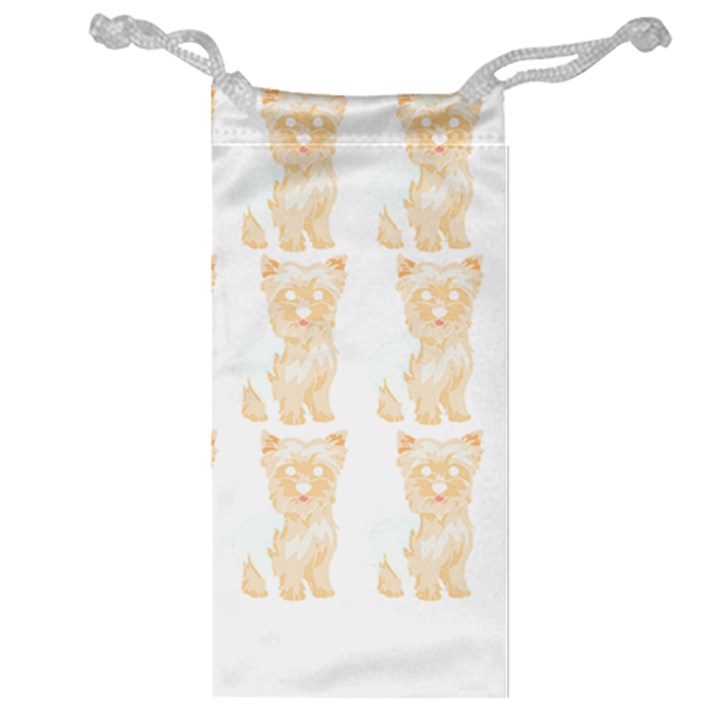 Cute Yorkie Pattern T- Shirt Yorkshire Terrier Cute Pattern T- Shirt Jewelry Bag