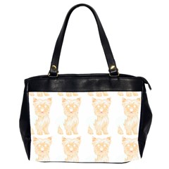 Cute Yorkie Pattern T- Shirt Yorkshire Terrier Cute Pattern T- Shirt Oversize Office Handbag (2 Sides) by EnriqueJohnson