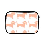 Dachshund Dog Pattern T- Shirt Brown Dachshund Dog Breed Cute Pattern T- Shirt Apple iPad Mini Zipper Cases Front