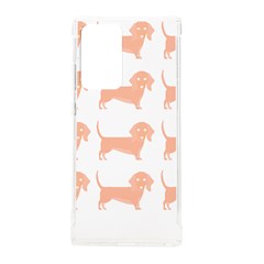 Dachshund Dog Pattern T- Shirt Brown Dachshund Dog Breed Cute Pattern T- Shirt Samsung Galaxy Note 20 Ultra Tpu Uv Case by EnriqueJohnson