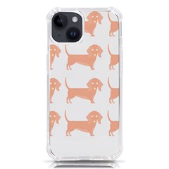 Dachshund Dog Pattern T- Shirt Brown Dachshund Dog Breed Cute Pattern T- Shirt Iphone 14 Tpu Uv Print Case by EnriqueJohnson