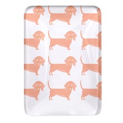 Dachshund Dog Pattern T- Shirt Brown Dachshund Dog Breed Cute Pattern T- Shirt Rectangular Glass Fridge Magnet (4 Pack) by EnriqueJohnson