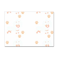 Dachshund Dog Pattern T- Shirt Dachshund Dog Breed Cute Pattern T- Shirt Sticker A4 (100 Pack)