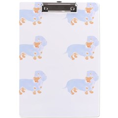 Dachshund Dog T- Shirt Dachshund Dog Pattern T- Shirt A4 Acrylic Clipboard by EnriqueJohnson