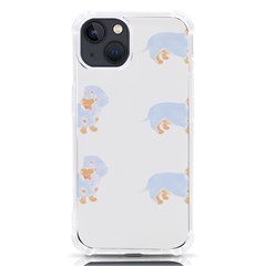 Dachshund Dog T- Shirt Dachshund Dog Pattern T- Shirt Iphone 13 Tpu Uv Print Case by EnriqueJohnson