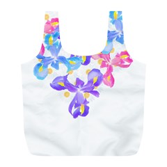 Daisies In Bloom T- Shirt Daisy Iris Heart Flower Floral Pattern Daisies T- Shirt Full Print Recycle Bag (l) by EnriqueJohnson