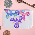 Daisies In Bloom T- Shirt Daisy Iris Heart Flower Floral Pattern Daisies T- Shirt Large Coin Purse Front